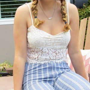 Cropped Lace Top!